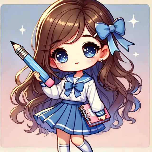 Hình ảnh học sinh chibi