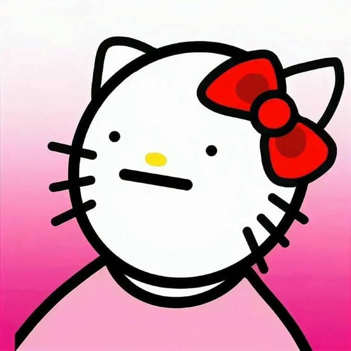 Ảnh Hello Kitty vô tri cực cute