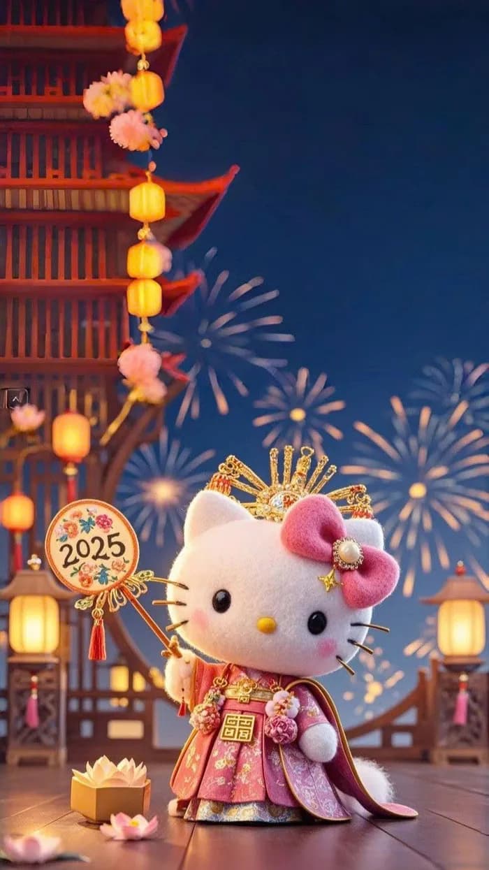 Ảnh Hello Kitty vô tri cực cute