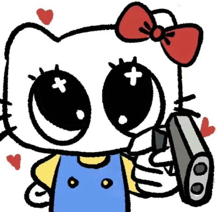 Ảnh Hello Kitty vô tri cực cute