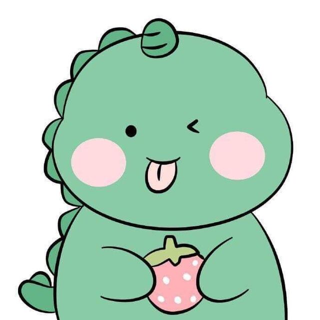 Ảnh avatar khủng long chibi cute