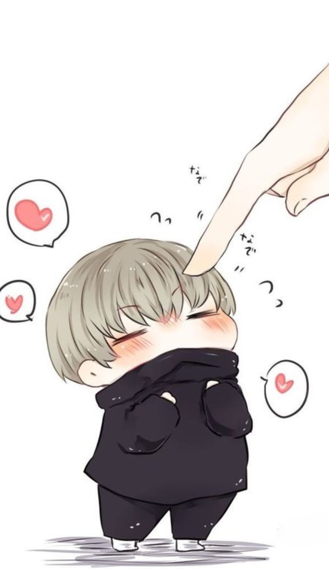 Ảnh nền Gojo Satoru Chibi cute tải về điện thoại
