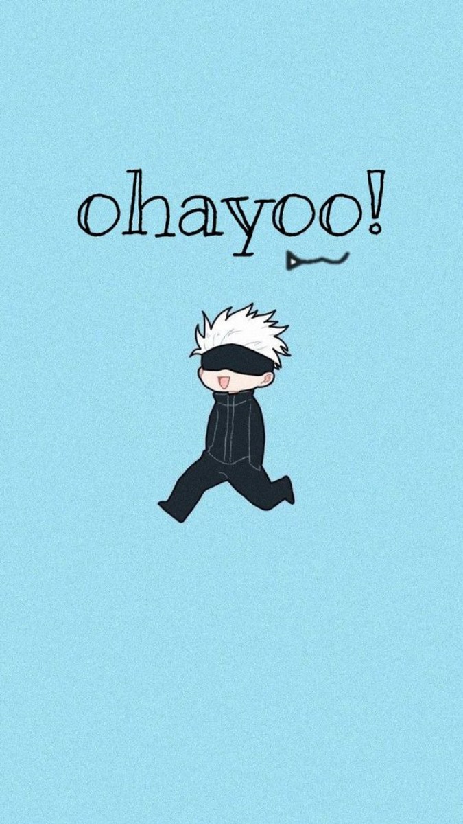 Ảnh nền Gojo Satoru Chibi cute tải về điện thoại