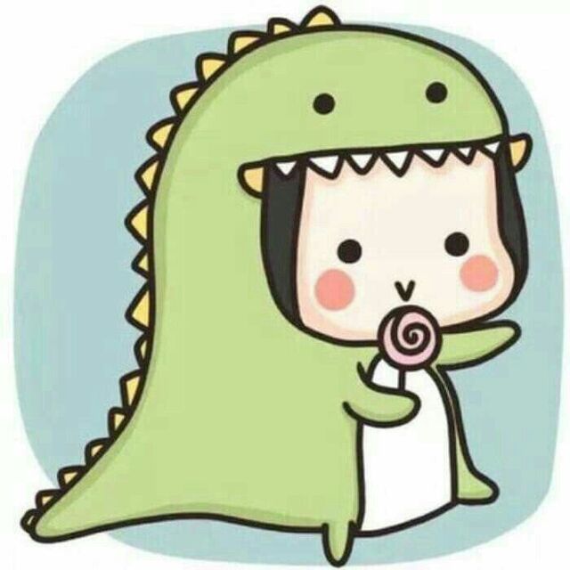 Ảnh avatar khủng long chibi cute