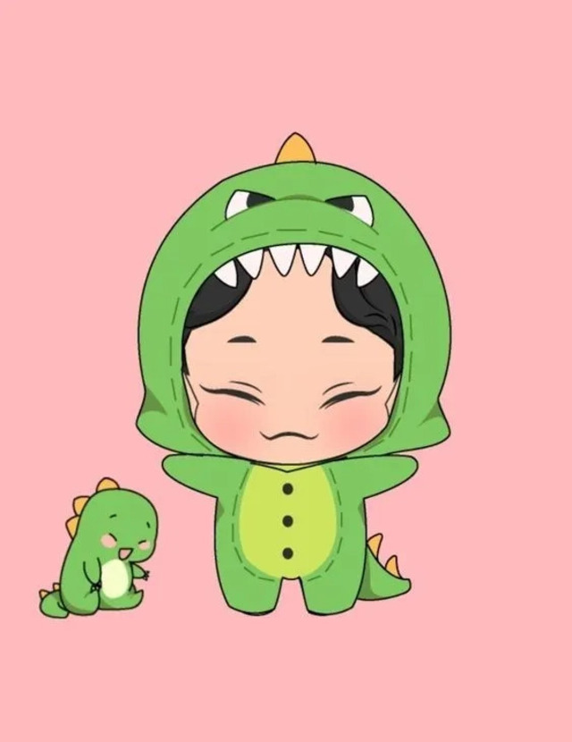 Ảnh avatar khủng long chibi cute