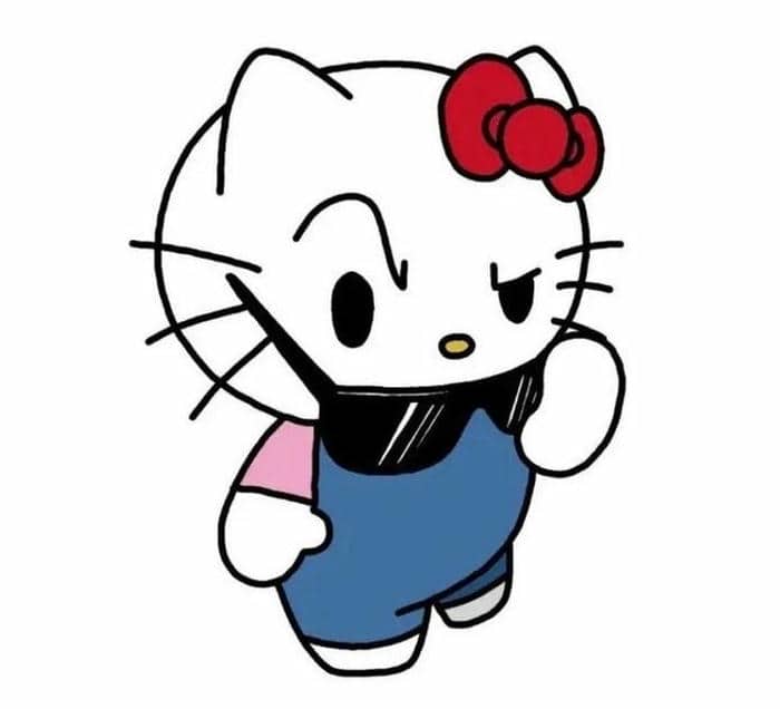Bộ sưu tập avatar Hello Kitty bựa