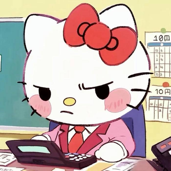 Bộ sưu tập avatar Hello Kitty bựa