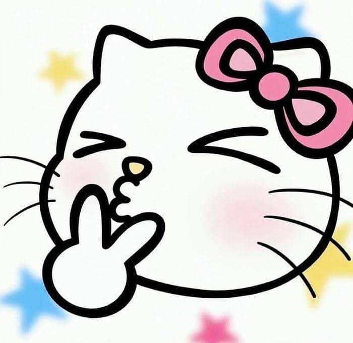Bộ sưu tập avatar Hello Kitty bựa