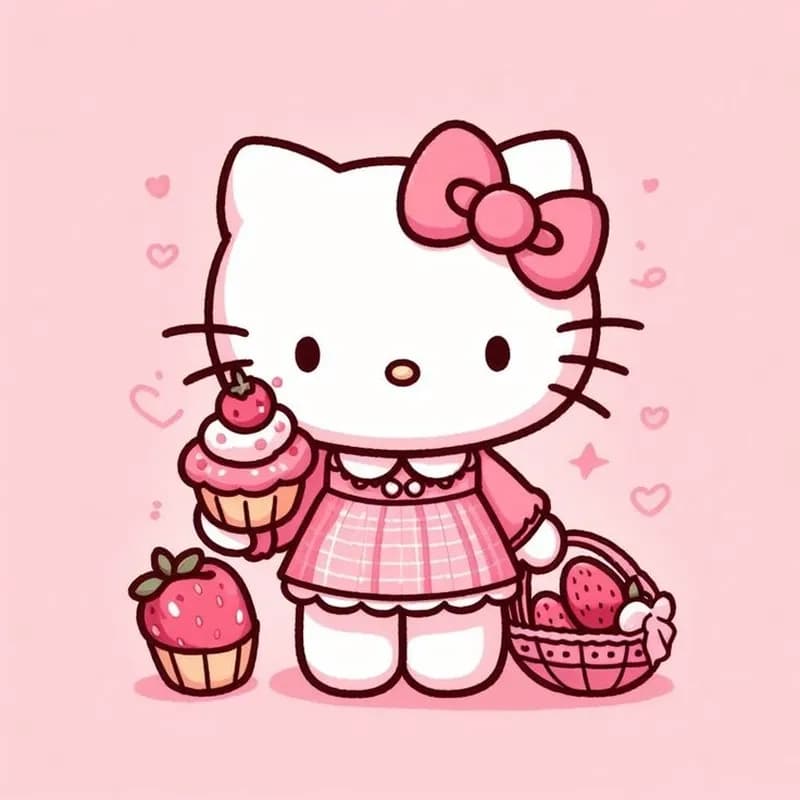 Bộ sưu tập hình nền Hello Kitty cổ điển