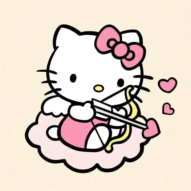 Bộ sưu tập hình nền Hello Kitty cổ điển