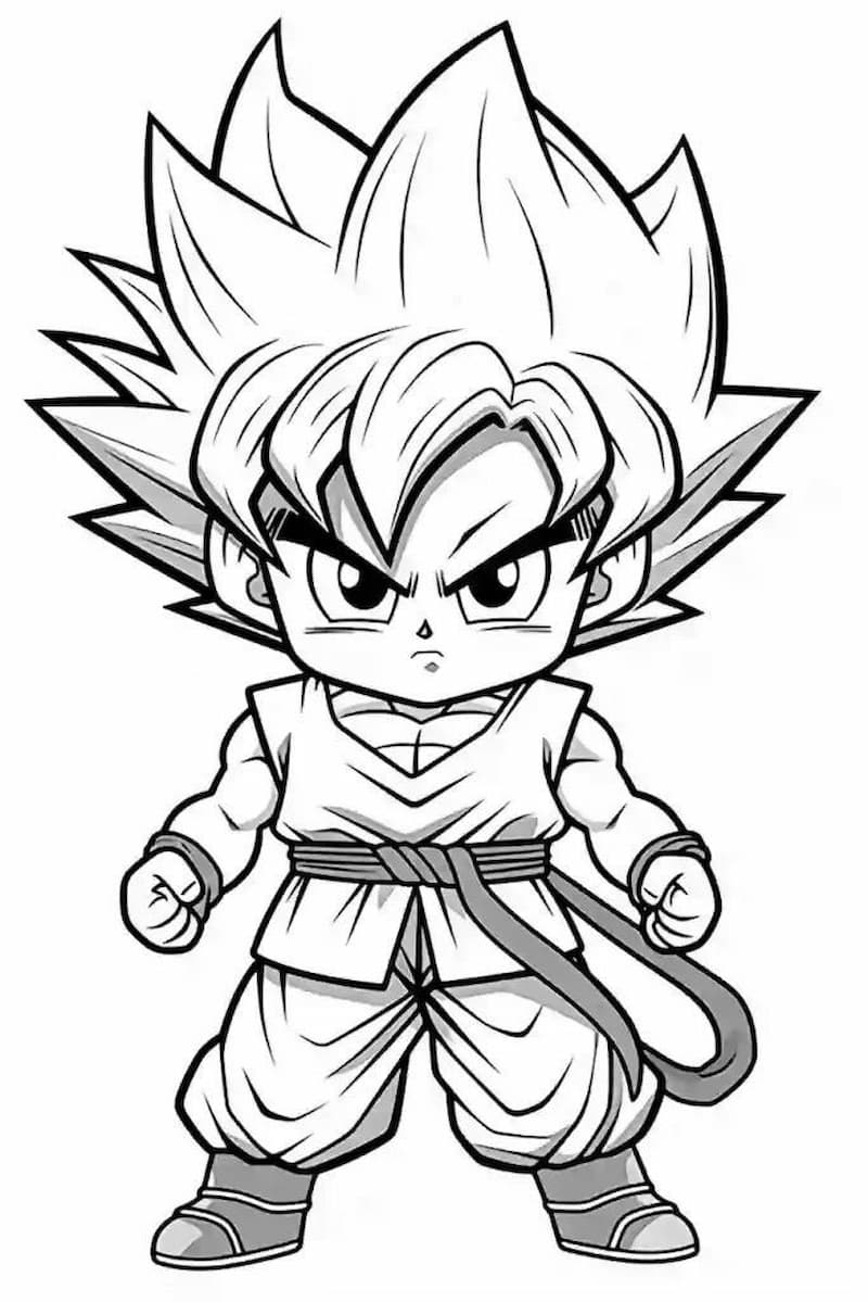 Bộ sưu tập tranh tô màu anime cute chibi