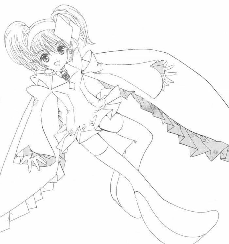 Bộ sưu tập tranh tô màu anime girl ngầu