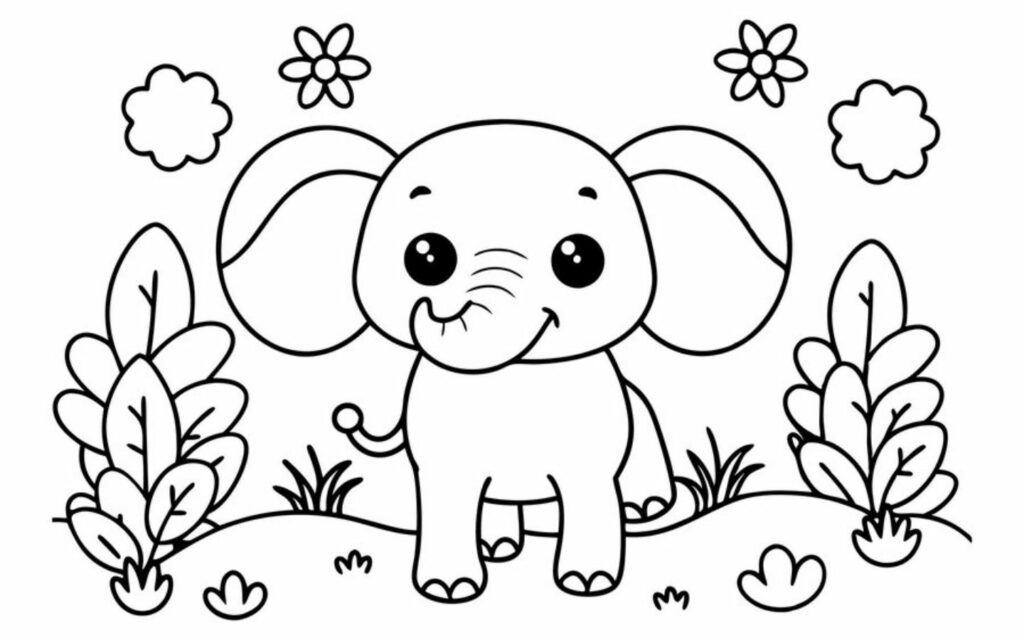 Bộ sưu tập Tranh tô màu đẹp về động vật