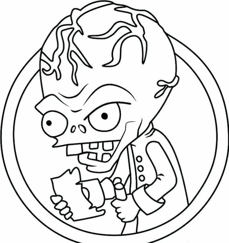 Bộ sưu tập tranh tô màu zombie miễn phí tải