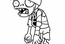 Bộ sưu tập tranh tô màu zombie miễn phí tải