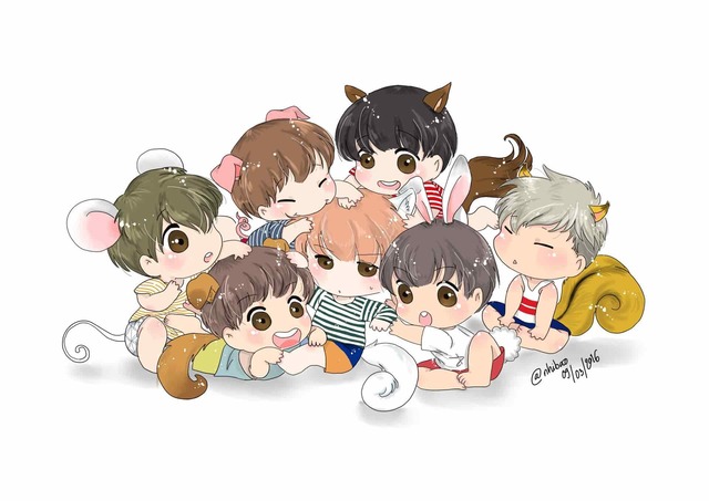 Hình ảnh chibi BTS