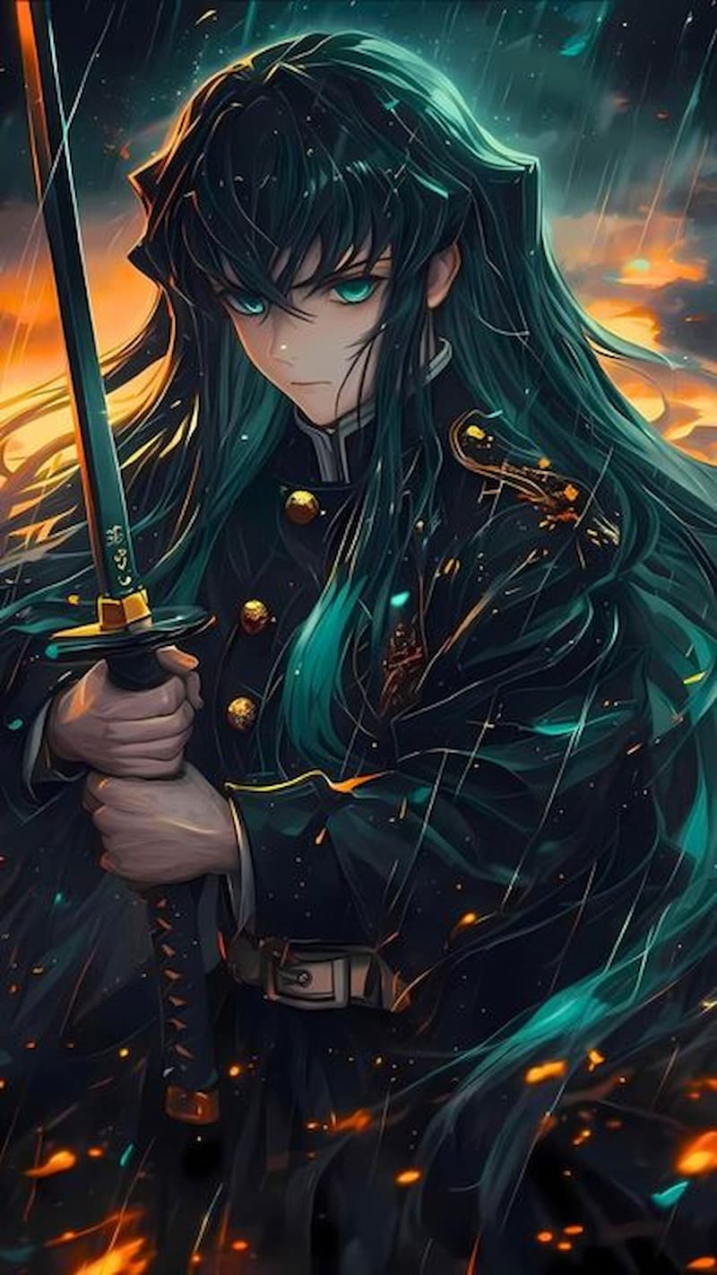 Hình ảnh nền Muichiro Tokito Chibi cực ngầu