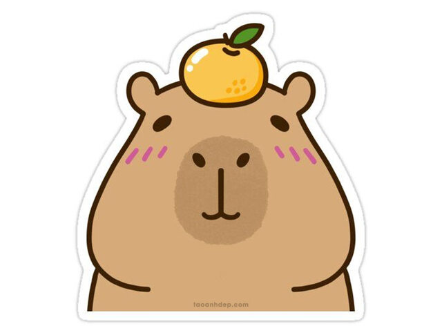 Hình ảnh Capybara chibi