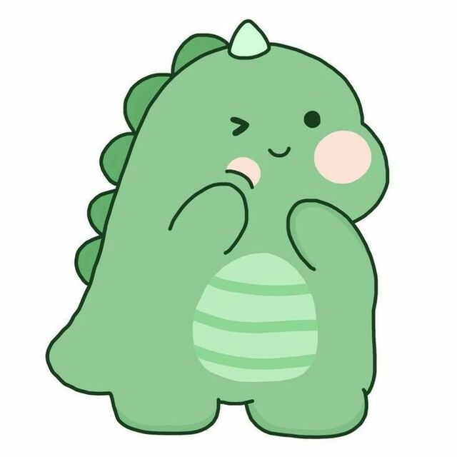 Ảnh avatar khủng long chibi cute