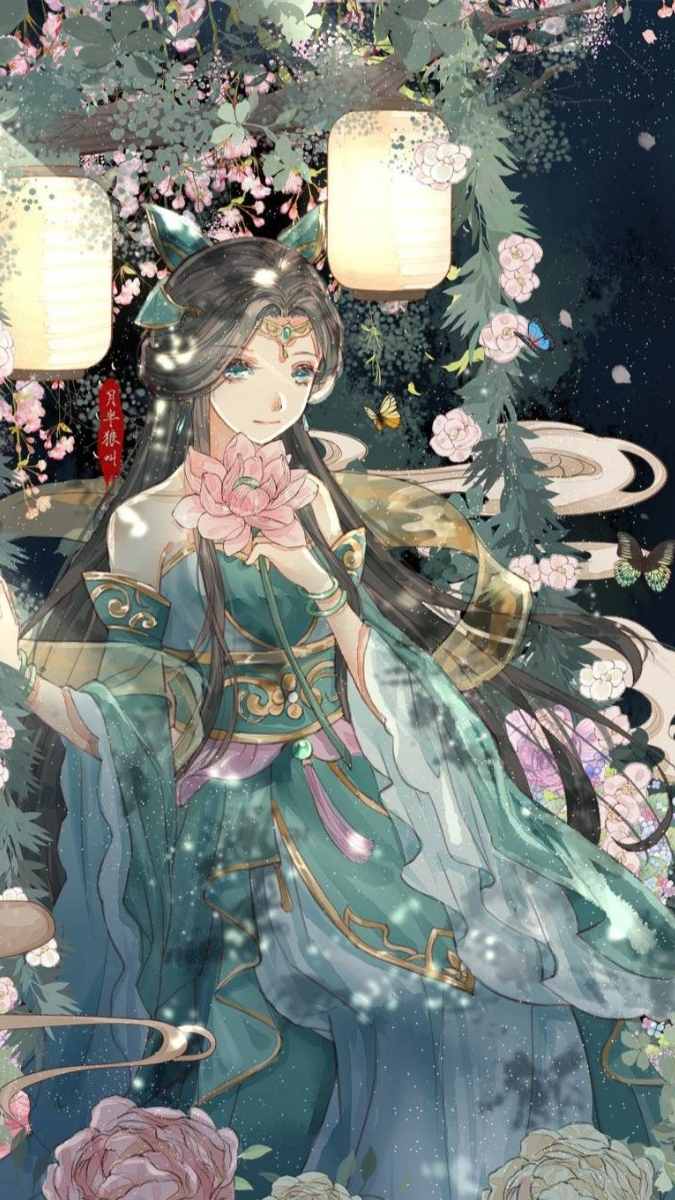 Hình nền Anime nữ cổ trang đẹp