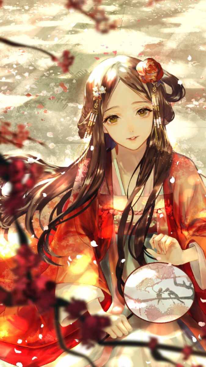Hình nền Anime nữ cổ trang đẹp