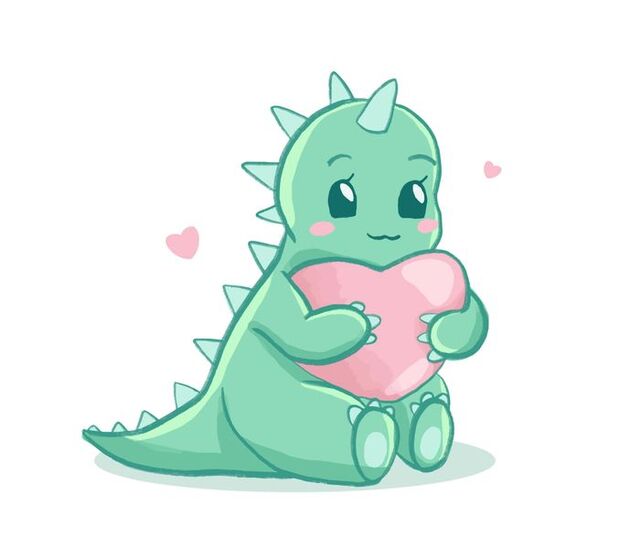Ảnh avatar khủng long chibi cute