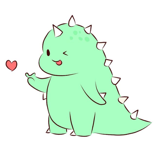 Ảnh avatar khủng long chibi cute