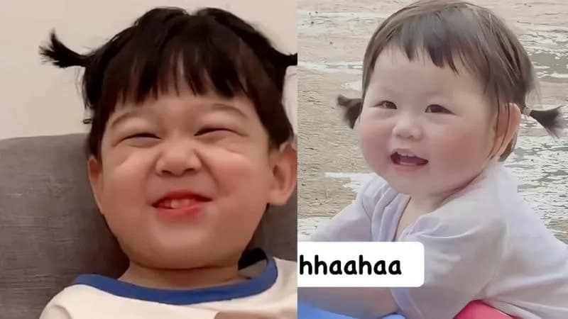 Meme em bé siêu đáng yêu và vui nhộn