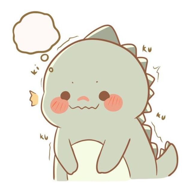 Ảnh avatar khủng long chibi cute