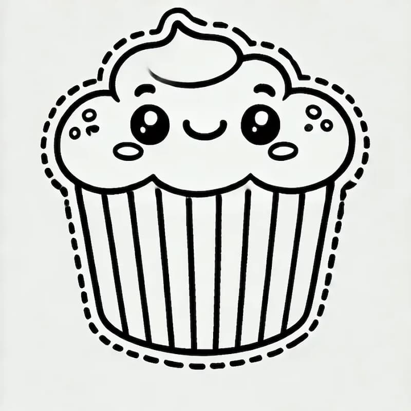 Tải tranh tô màu sticker cute miễn phí
