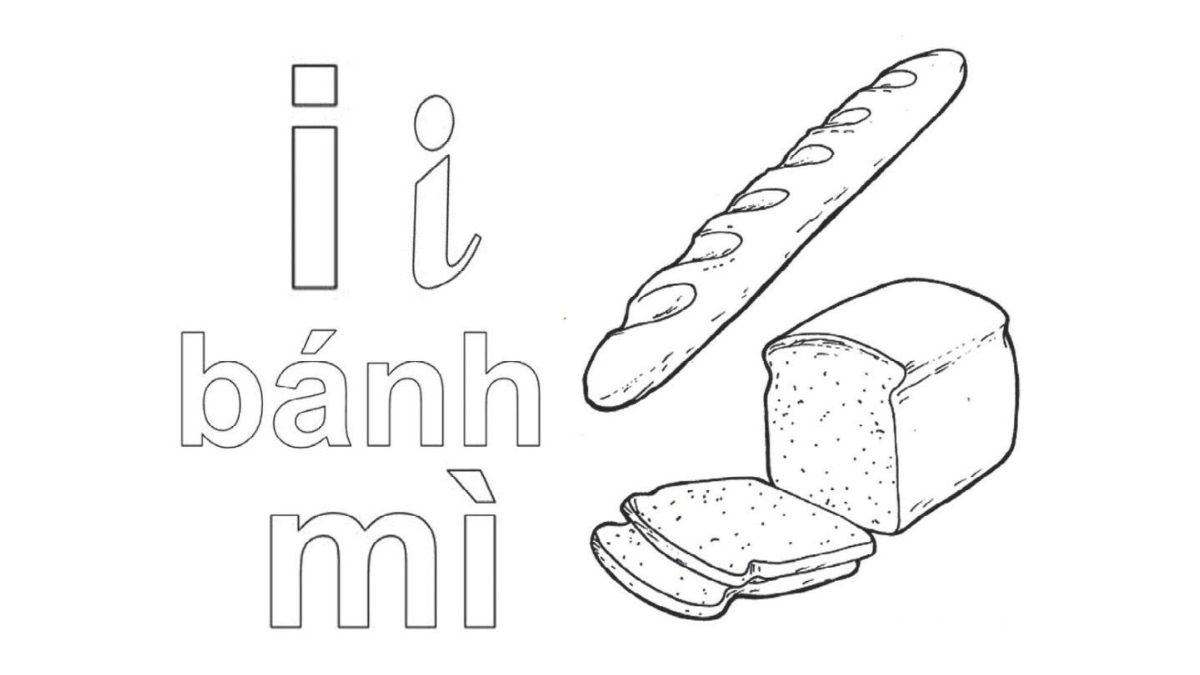 Tranh tô màu chữ cái